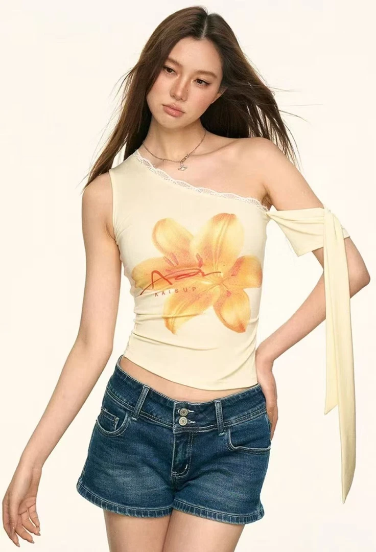 【缇阿莫家】甜美潮牌辣妹短袖