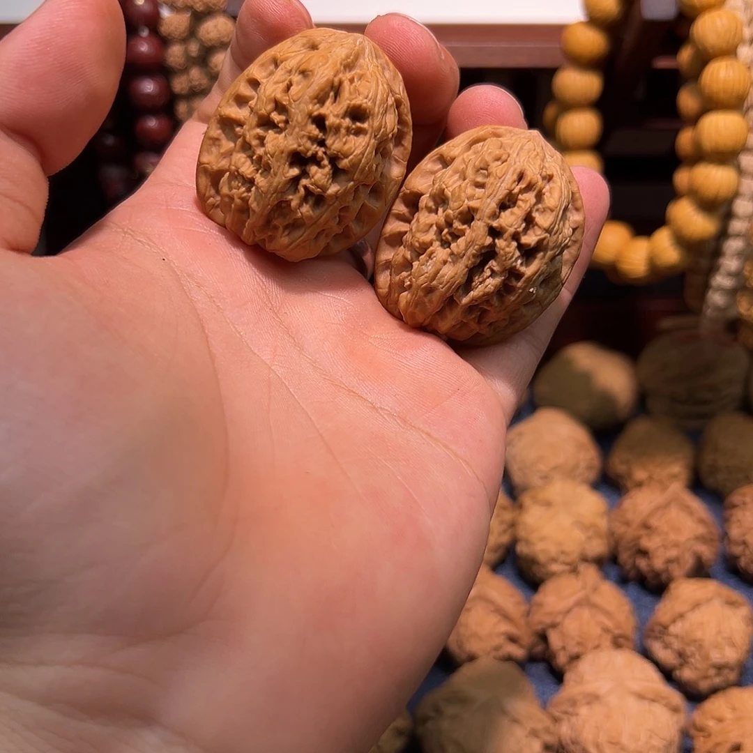 文玩核桃吊坠36微修华北将军膀，福利大漏