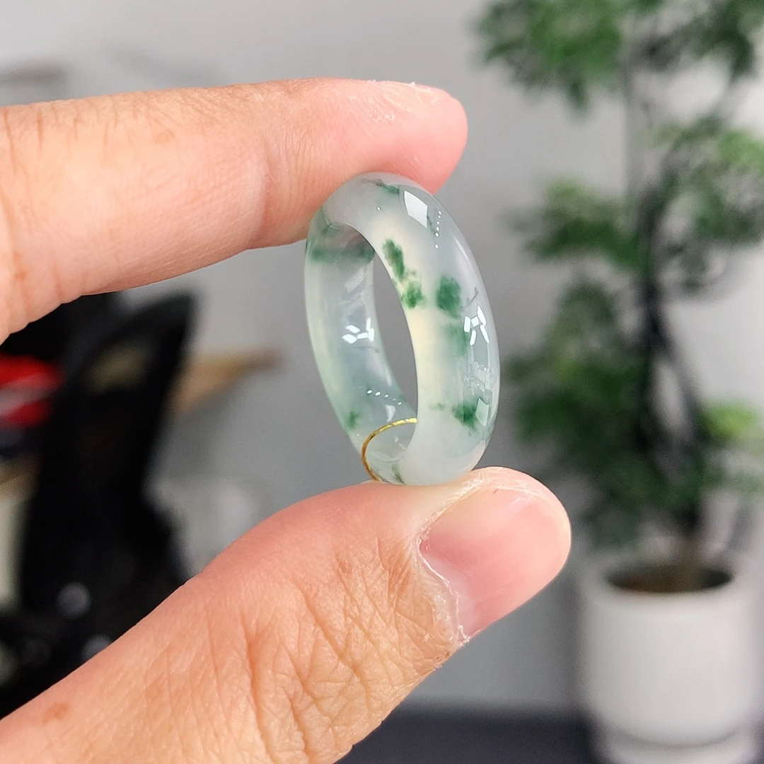 翡翠未镶嵌戒指15号