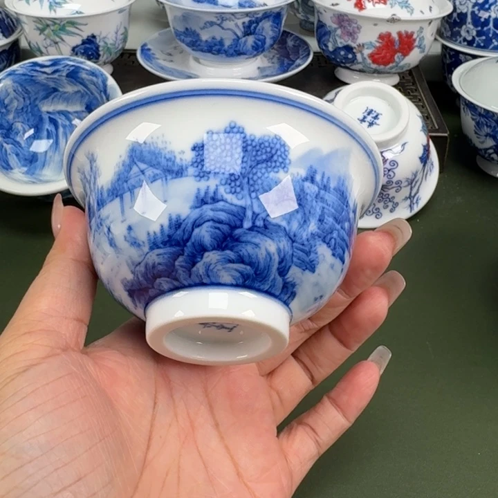 景德镇纯手工手绘茶器蒙蒙