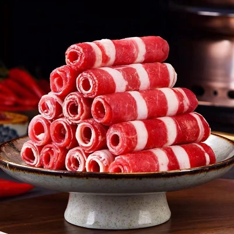 【到手5斤】雪花牛肉卷5斤调理火锅食材肥瘦相间冷冻发货