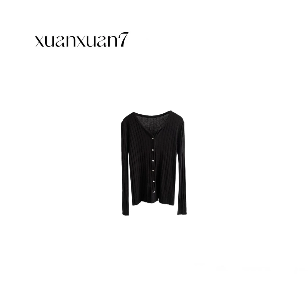 萱萱7【翻领别致小开衫】