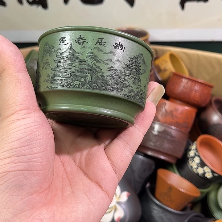 茶杯紫砂全手工紫砂主人杯