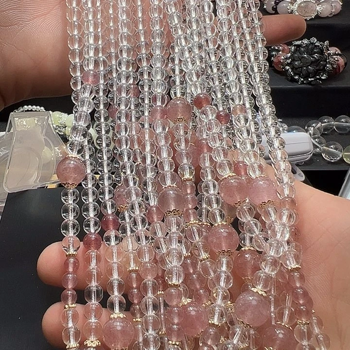 水晶手链未镶嵌水晶项链