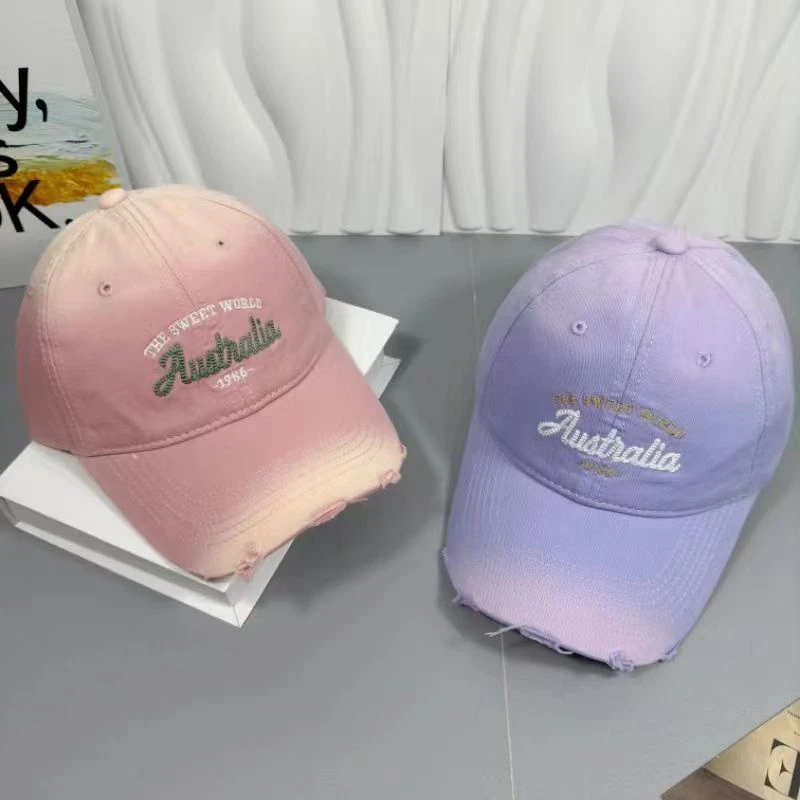 【Muusu】新款棒球帽字母刺绣帽子休闲显脸小情侣鸭舌帽百搭帽子