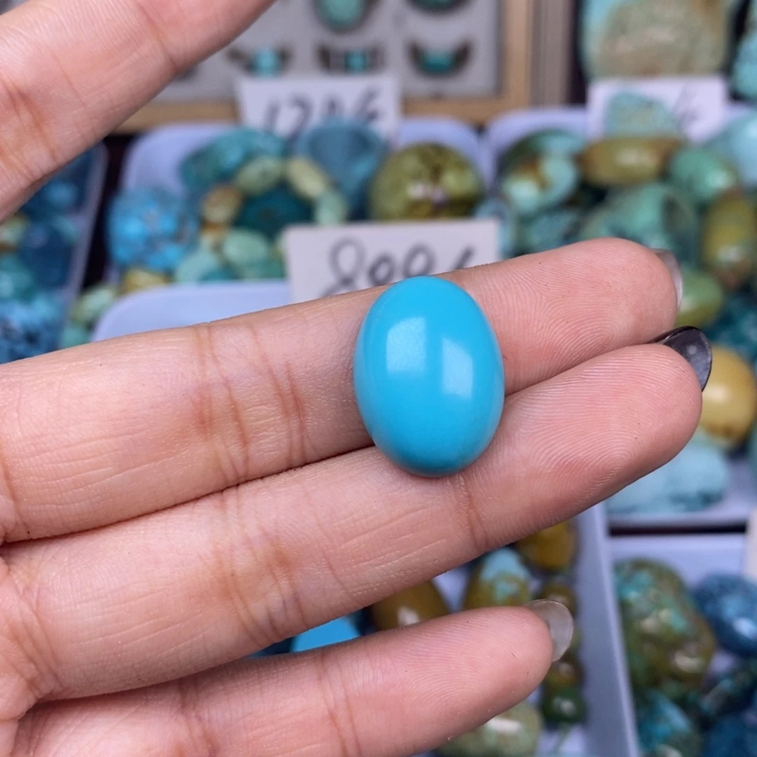 绿松石未镶嵌挂件