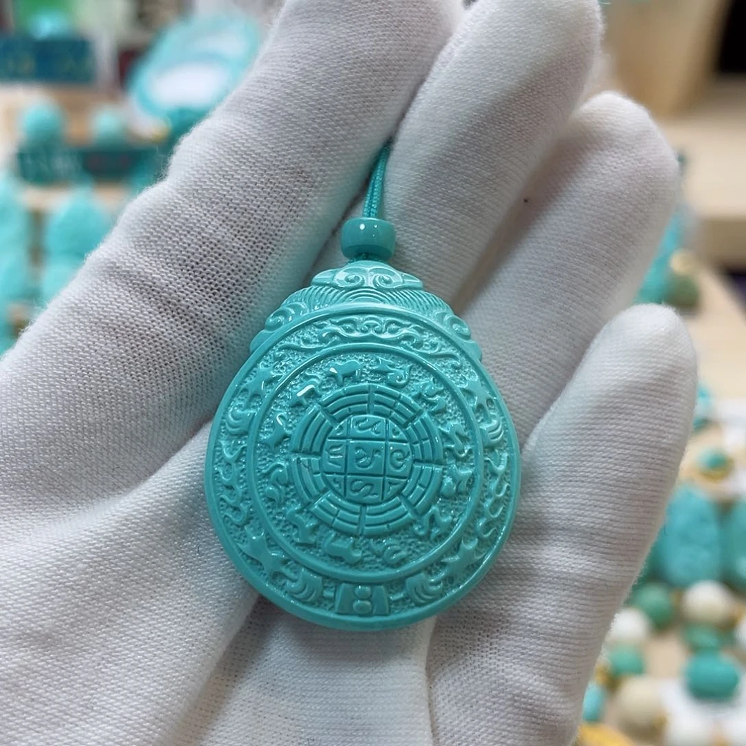 绿松石珠宝奇石未镶嵌