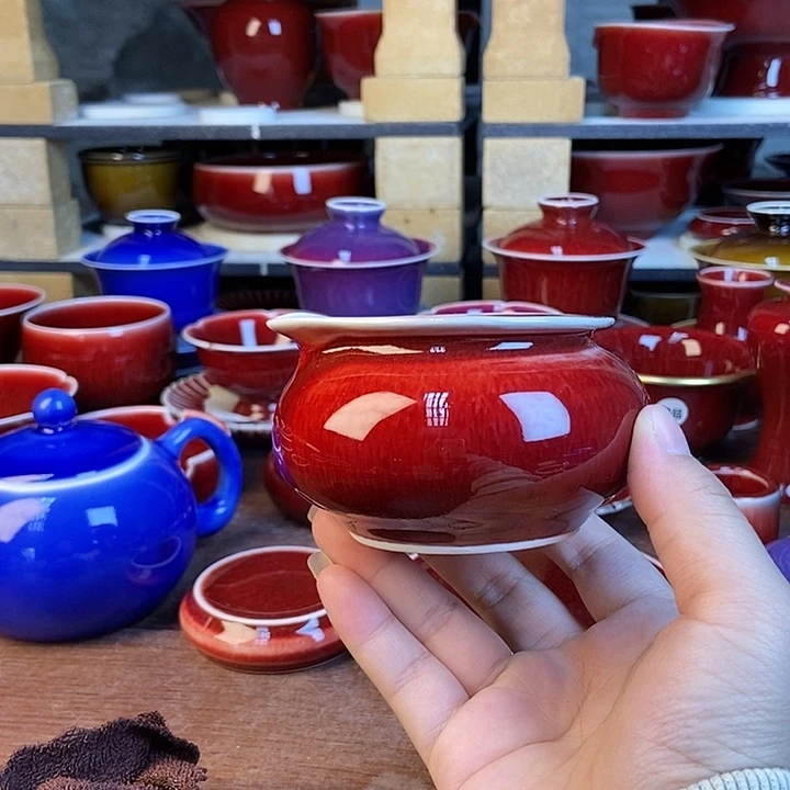 陶瓷景德镇名陶坊原矿郎红