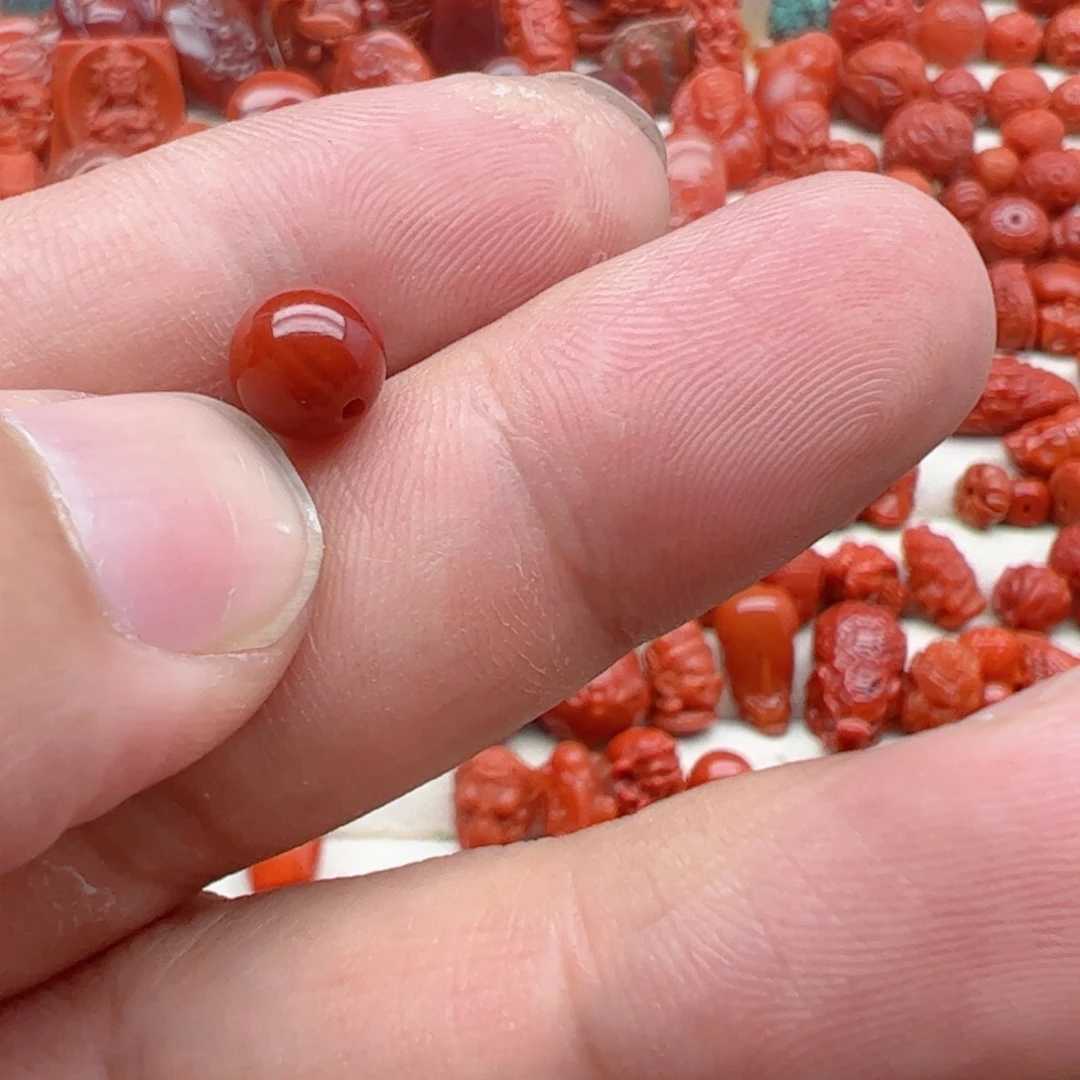 南红玛瑙配饰未镶嵌