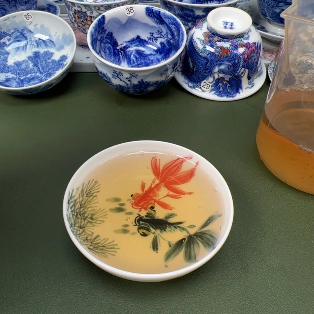 陶瓷景德镇纯手工纯手绘茶具木木67