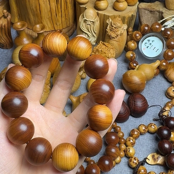 l***奕柏木（崖柏）太行崖柏2.0黑油素珠