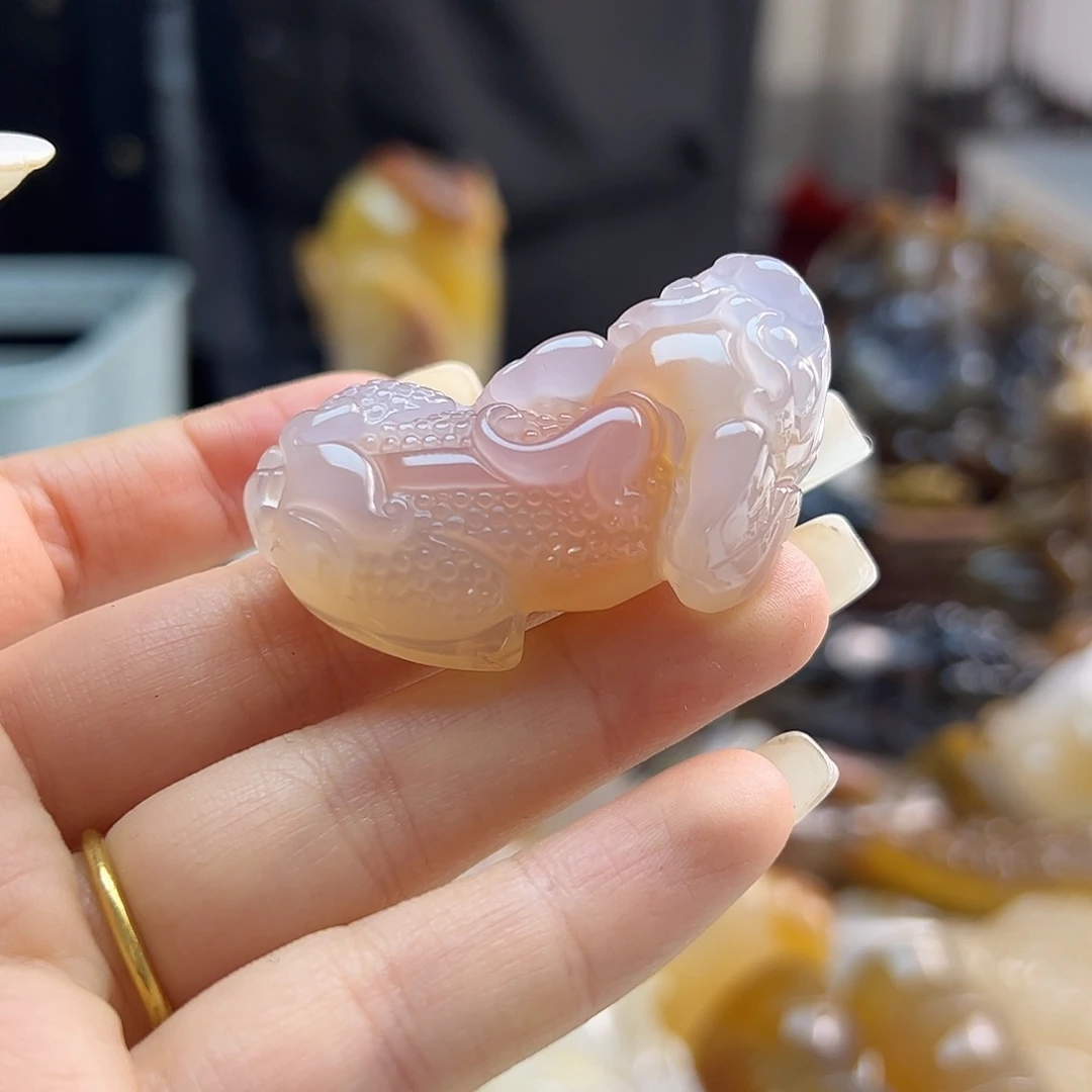 玛瑙/玉髓未镶嵌吊坠(不含链)