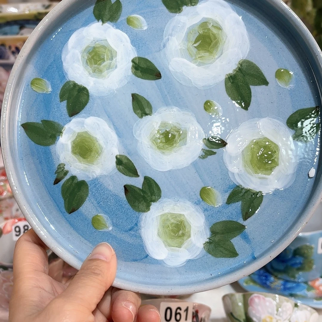 景德镇手绘高温釉下彩陶瓷茶具