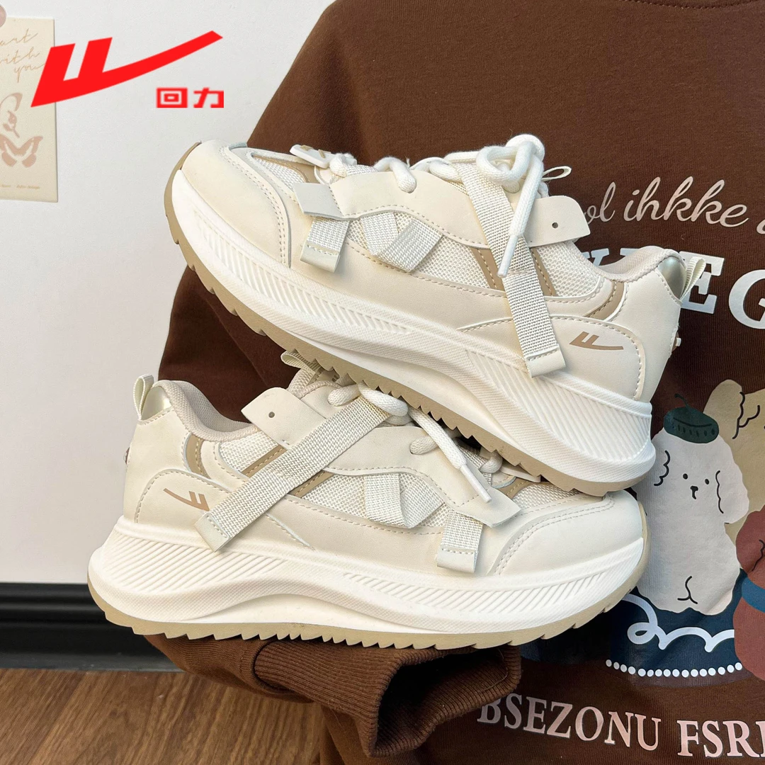 回力正品软底老爹鞋2025春秋新款爆款复古透气百搭舒适休闲鞋4728