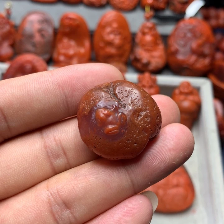 吊坠(不含链)未镶嵌南红玛瑙禾****）