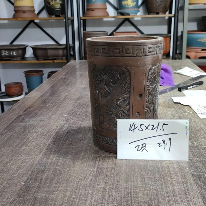 紫砂花盆紫砂花盆