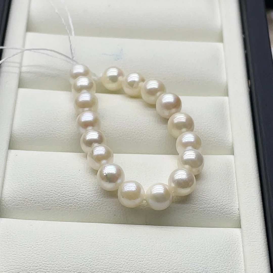 海水珍珠手绳银S925镶嵌