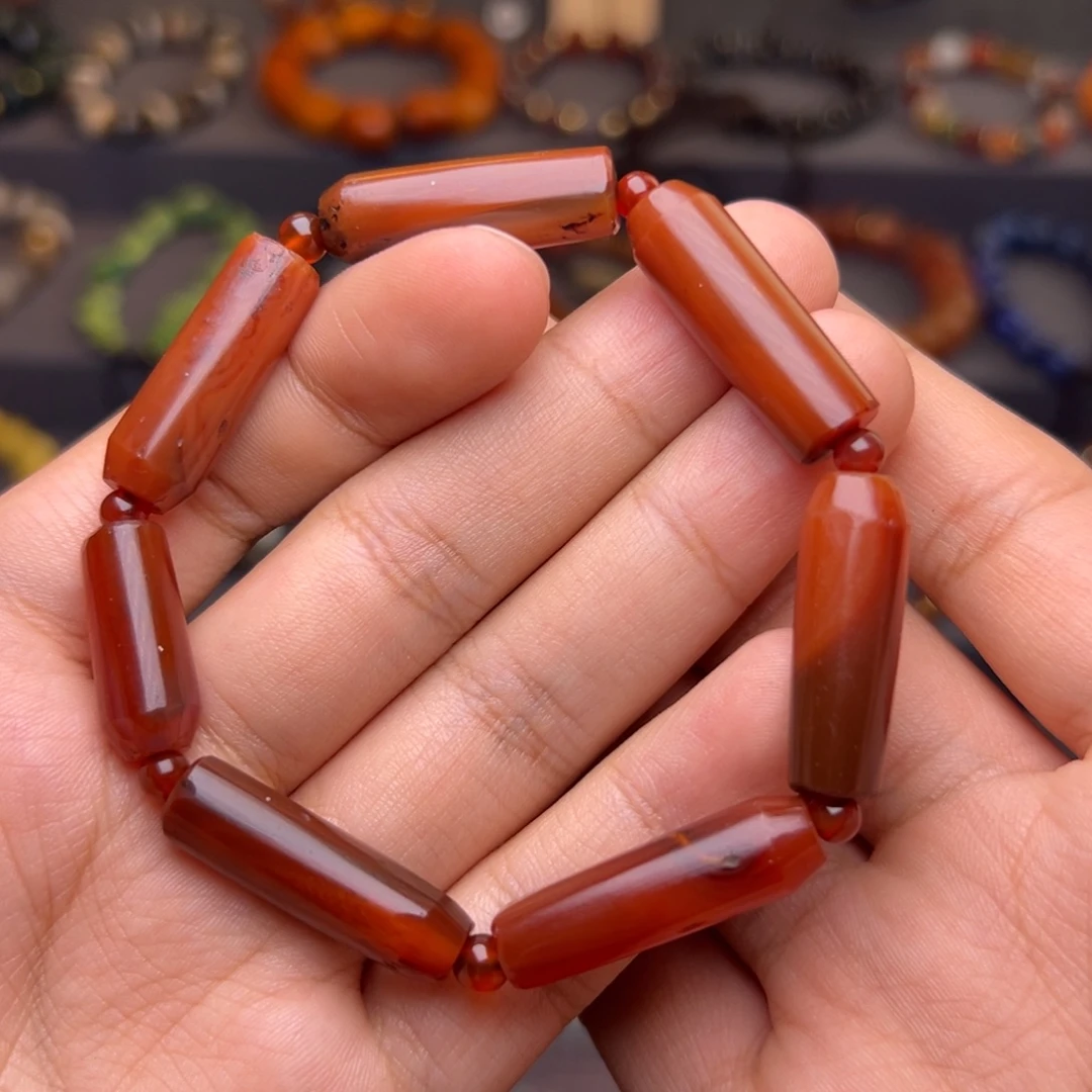 玛瑙/玉髓未镶嵌手链