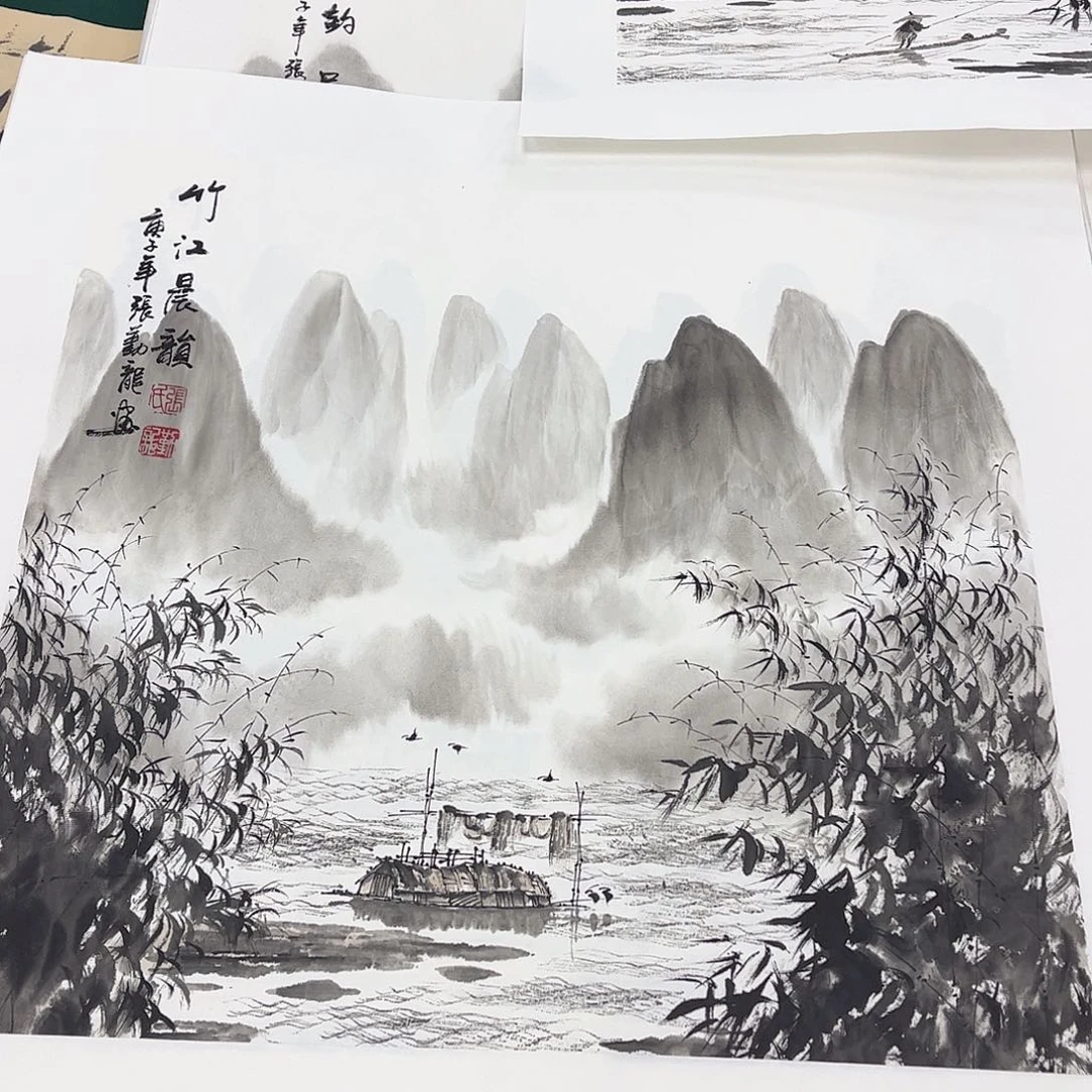 国画宣纸国画作品纯手绘