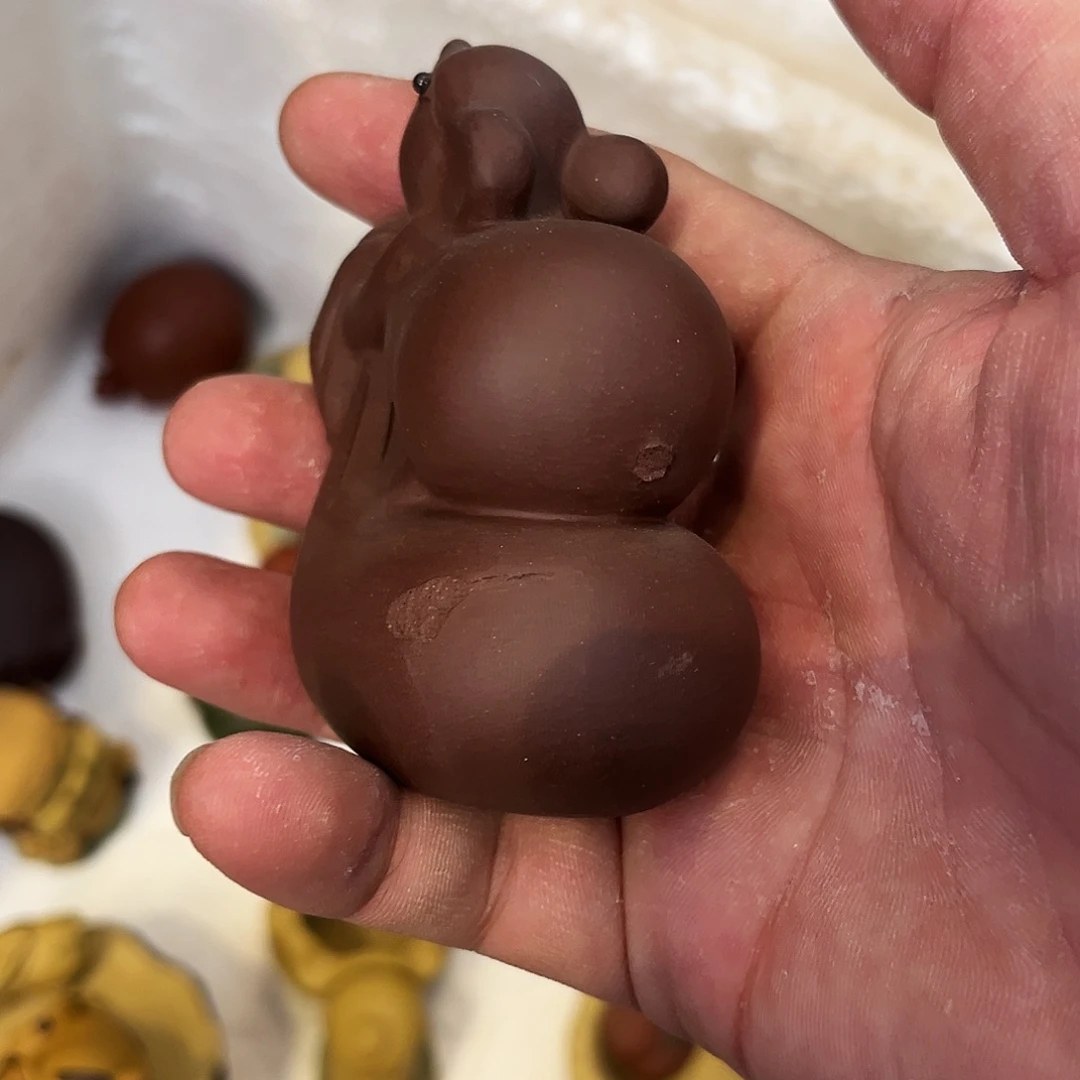 紫砂茶杯高端紫砂主人杯老鼠尾巴掉了