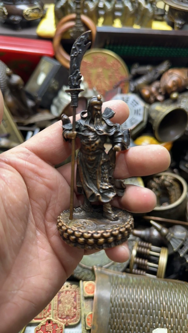 纯铜复古吉祥如意摆件