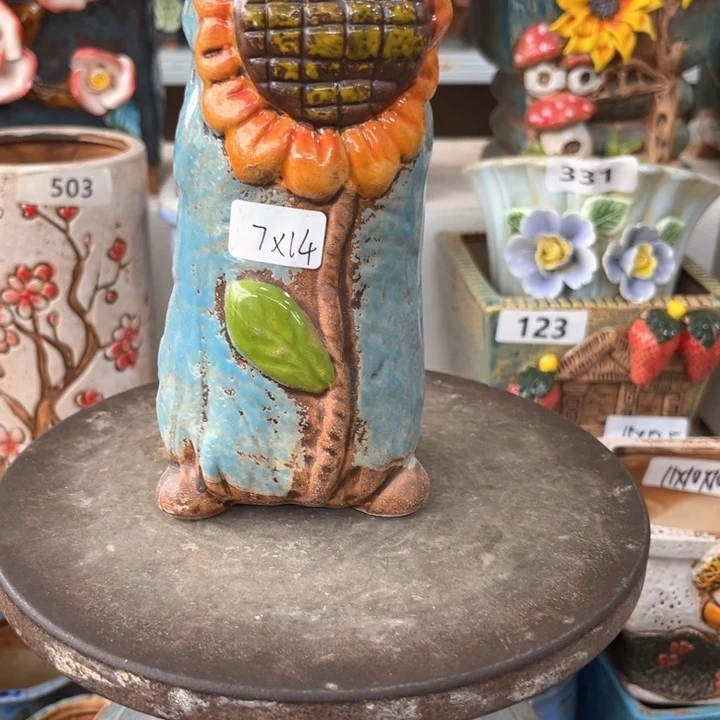 紫砂花盆粗陶材质多肉花盆