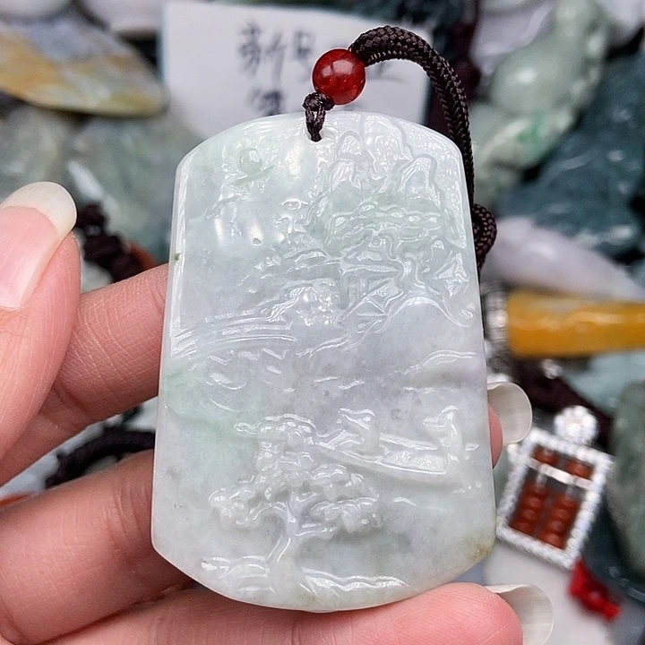 颈饰未镶嵌翡翠翡翠