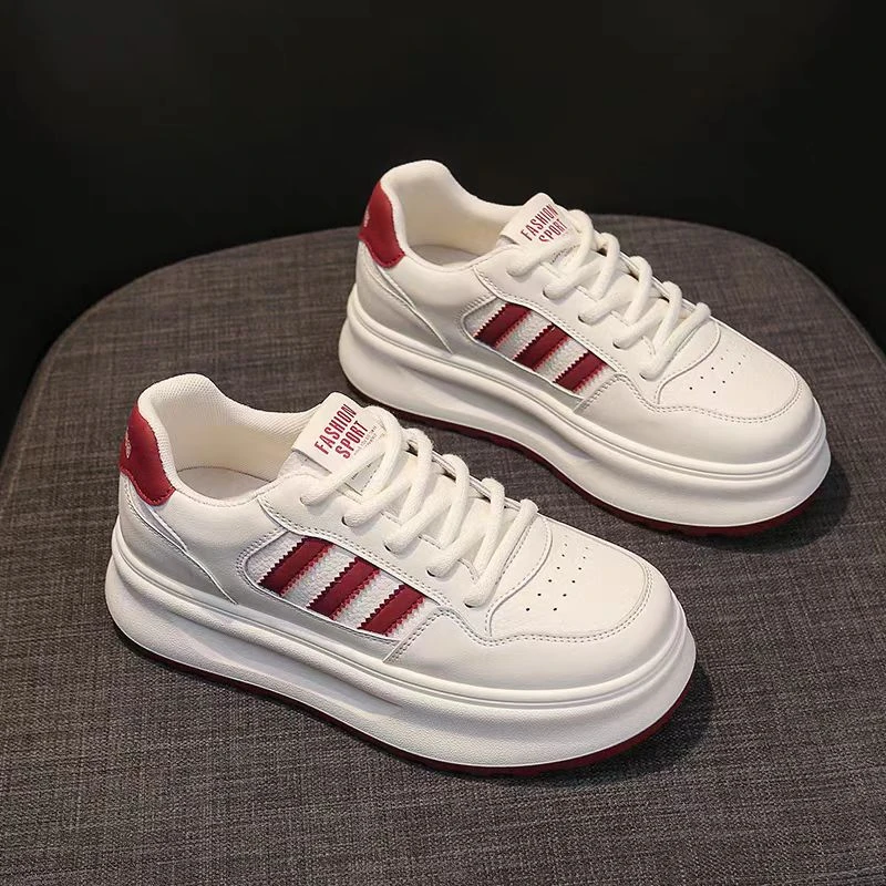 c208小白鞋女2025新款春夏ins潮厚底学生百搭运动休闲女板鞋