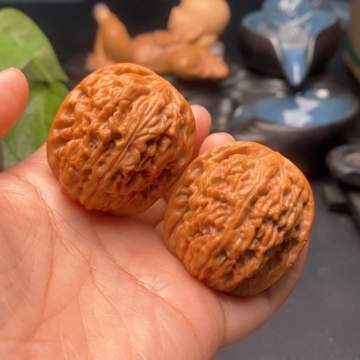 把件文玩核桃莲花