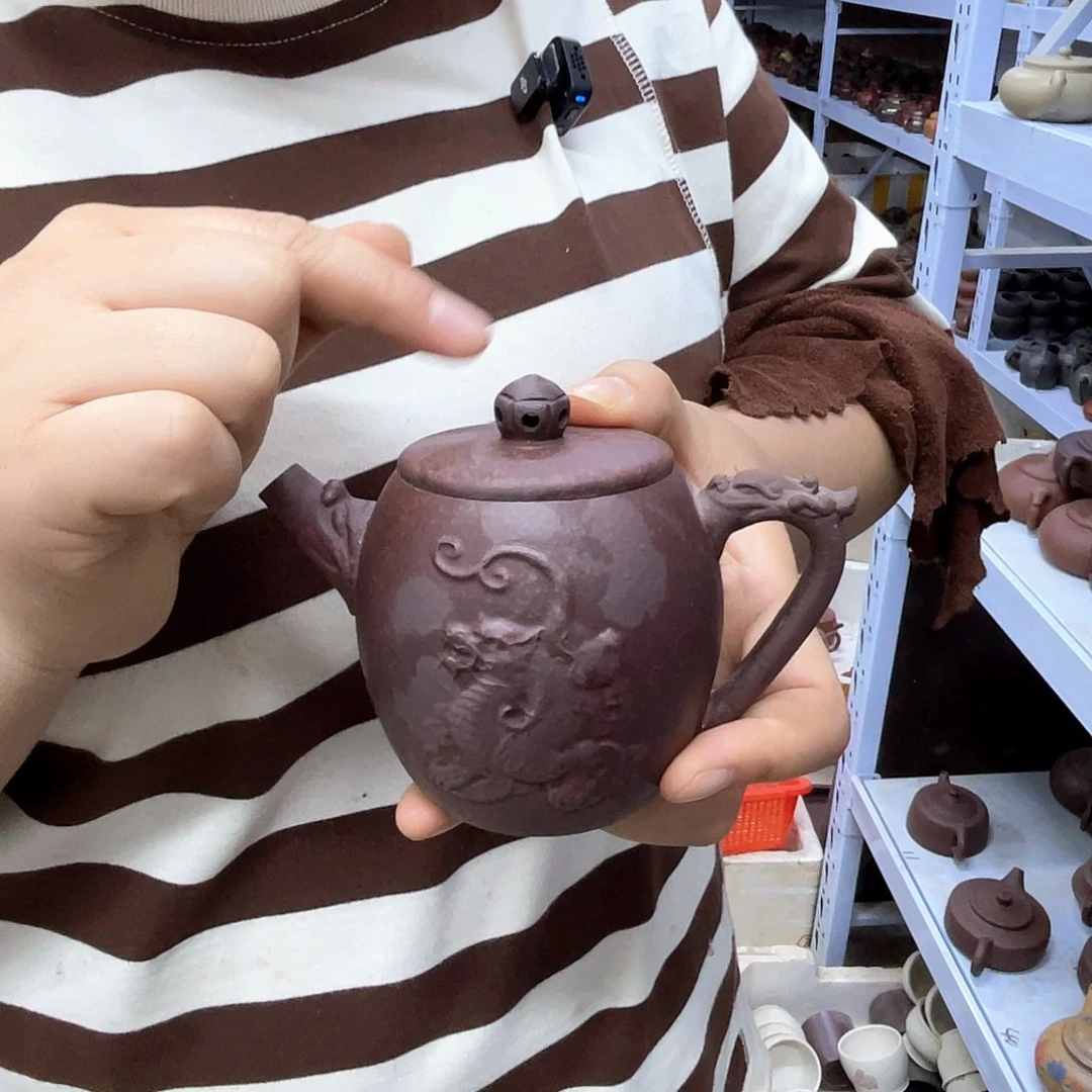 茶壶紫砂宜兴紫砂壶瑕疵