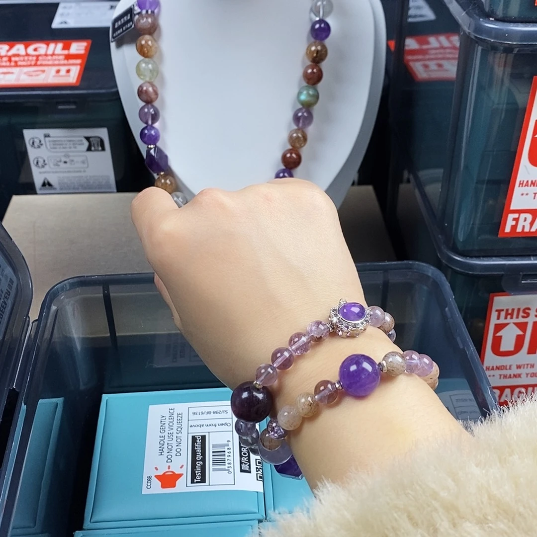 手链银S925镶嵌水晶