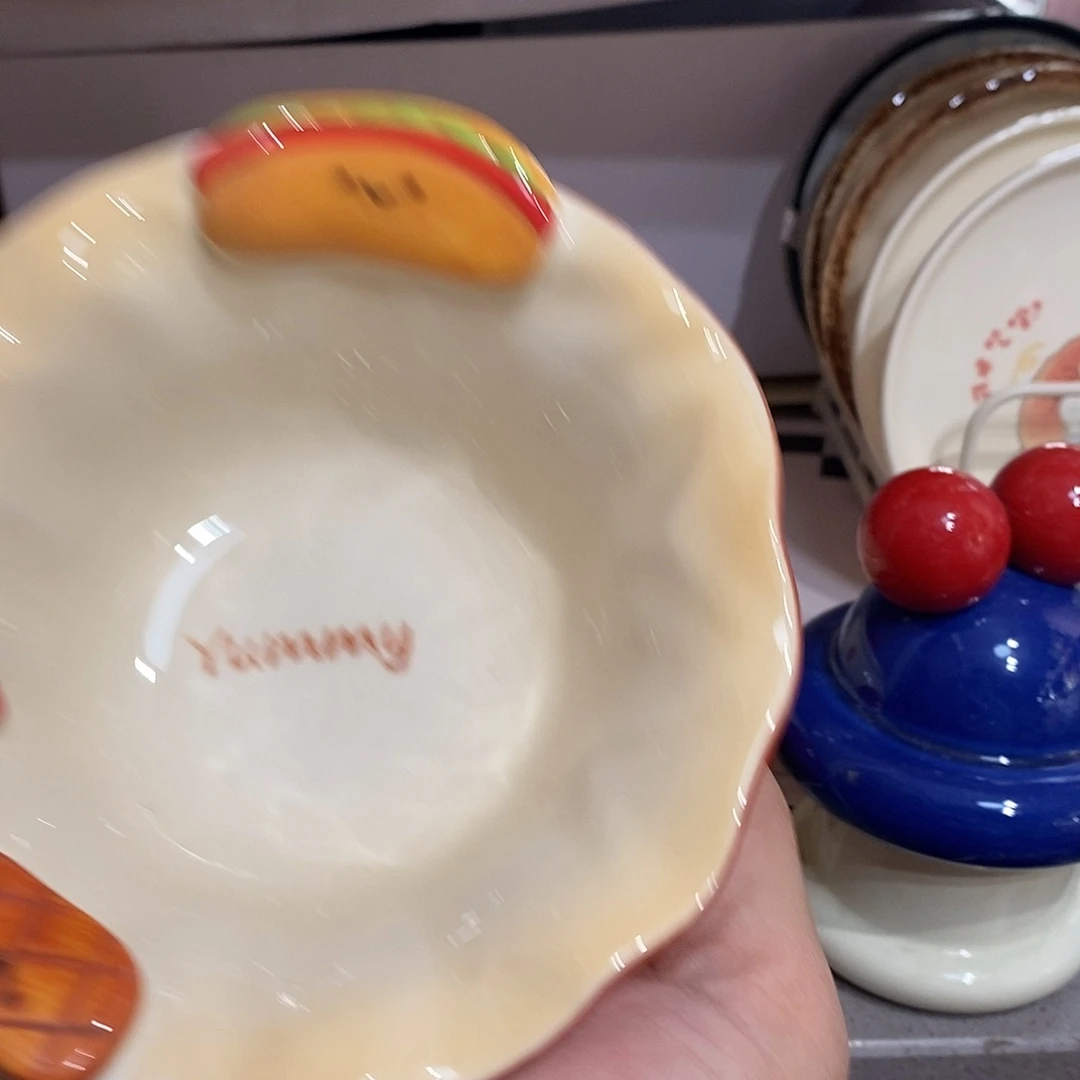 陶瓷瓷职炸虾小碗