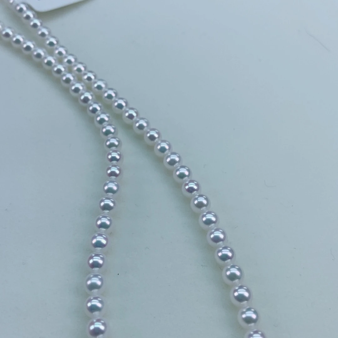 银S925镶嵌淡水珍珠5/6冷光炫彩爆亮媲美海水