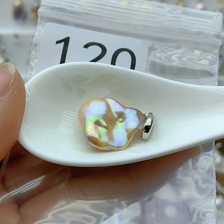 淡水珍珠颈饰银S925镶嵌