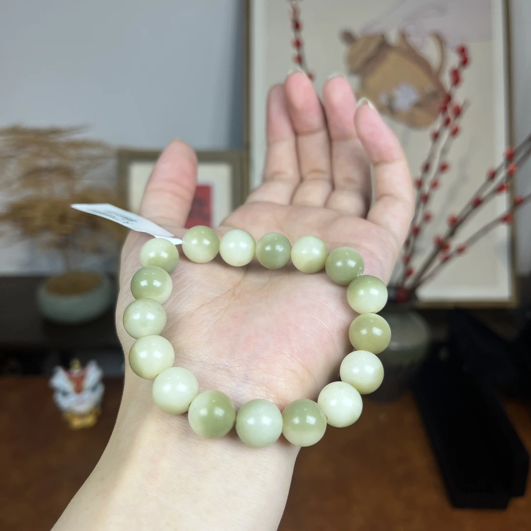 C0408渐变绿菩提单圈.无礼盒