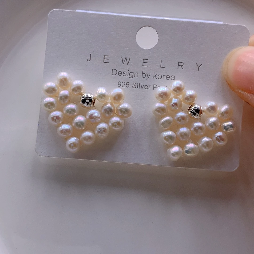 淡水珍珠未镶嵌耳饰