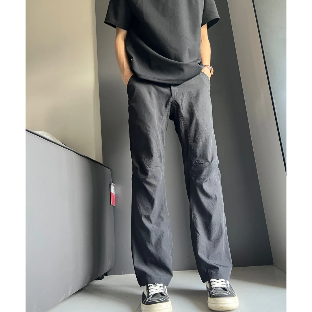 裤子男裤夏季美式3D立体弯刀裤软壳凉感冲锋裤速干休闲裤男裤子