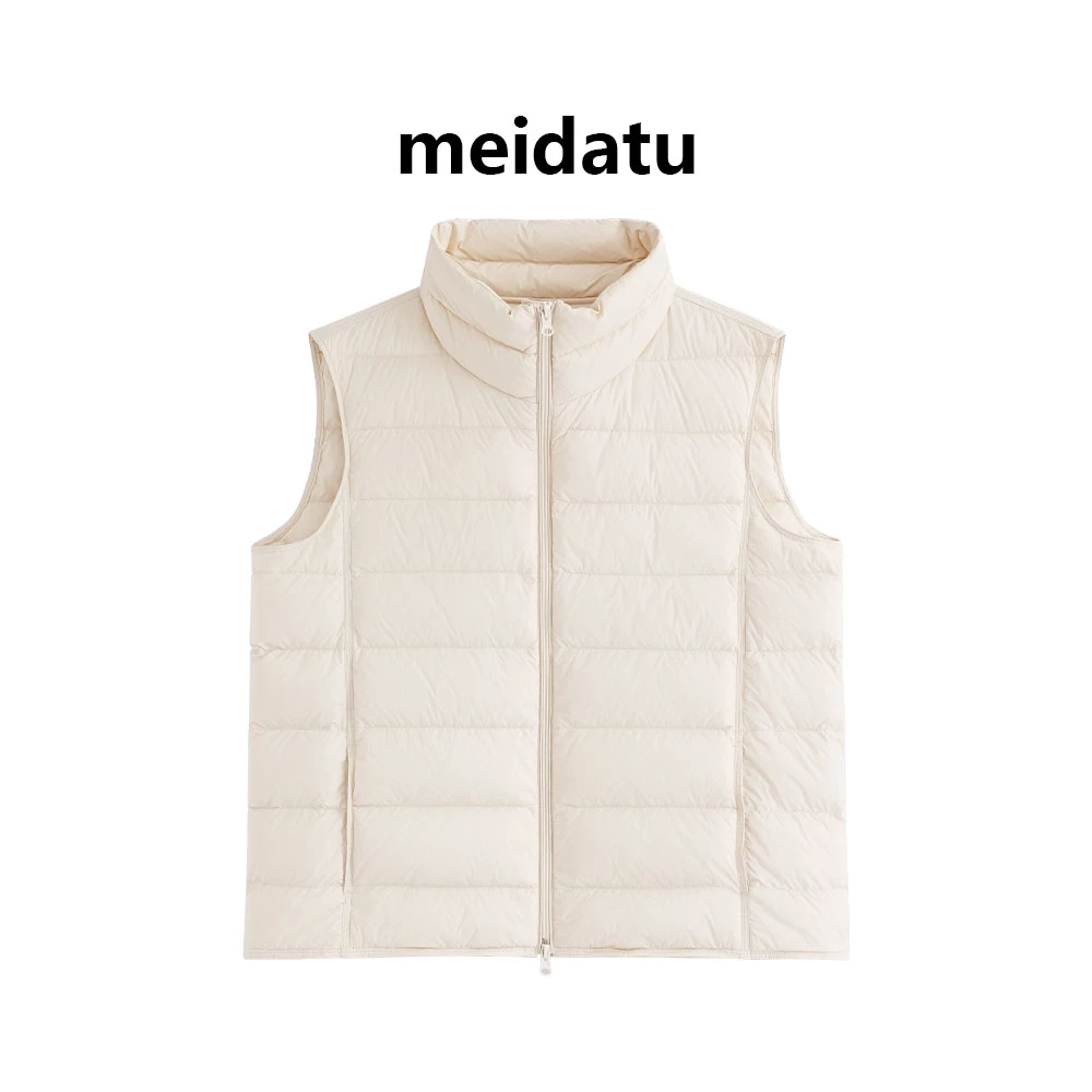 美哒兔（人手Bi入）百搭立领排骨羽绒马甲CK3010-27