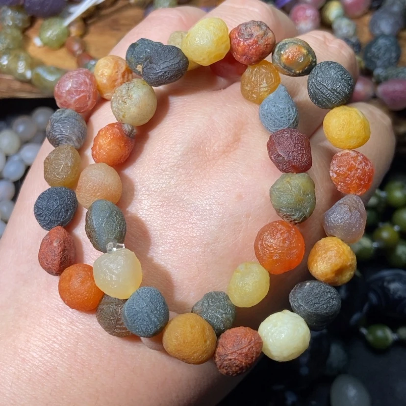 【闪购商品】玛瑙/玉髓颈饰未镶嵌半**子