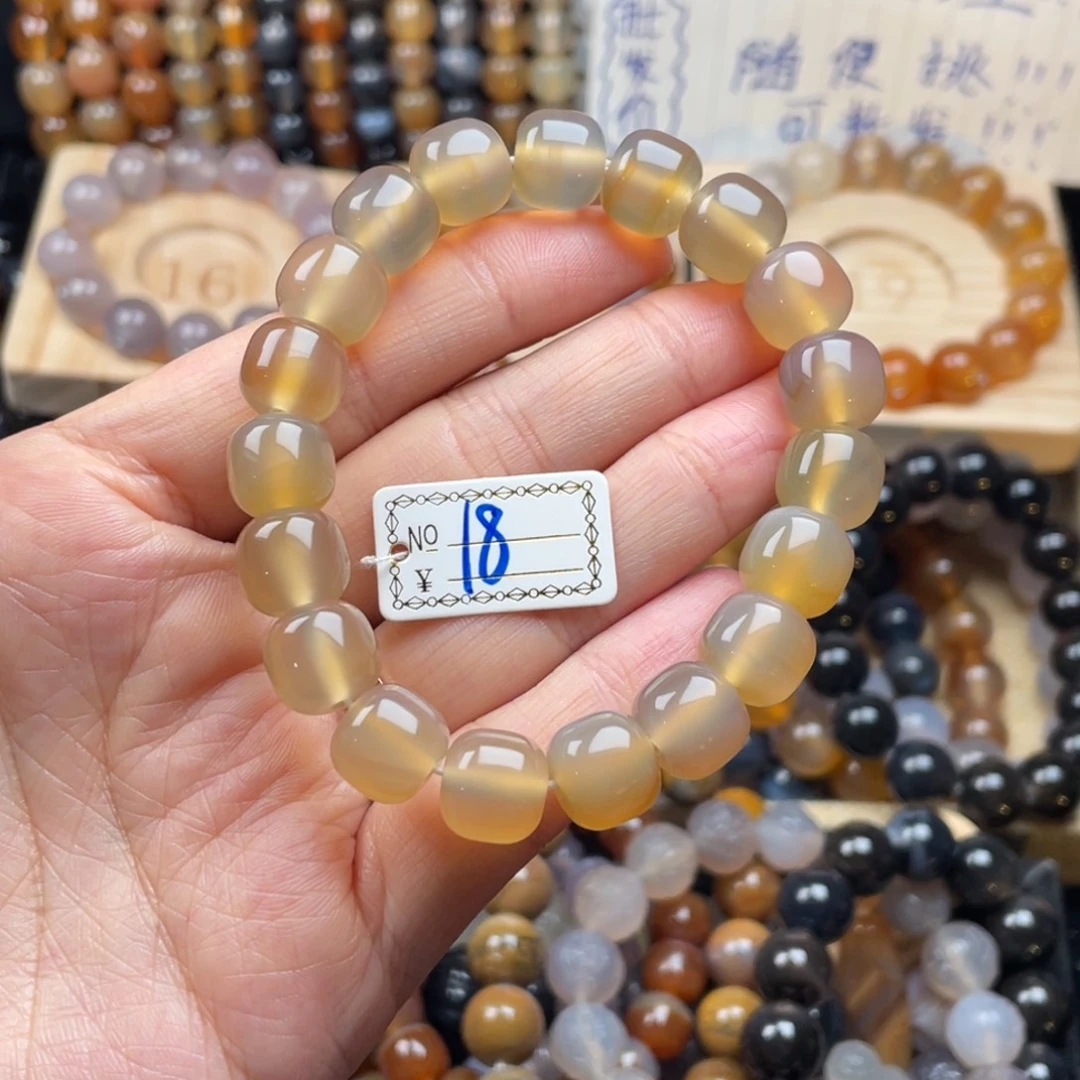 玛瑙/玉髓未镶嵌手链