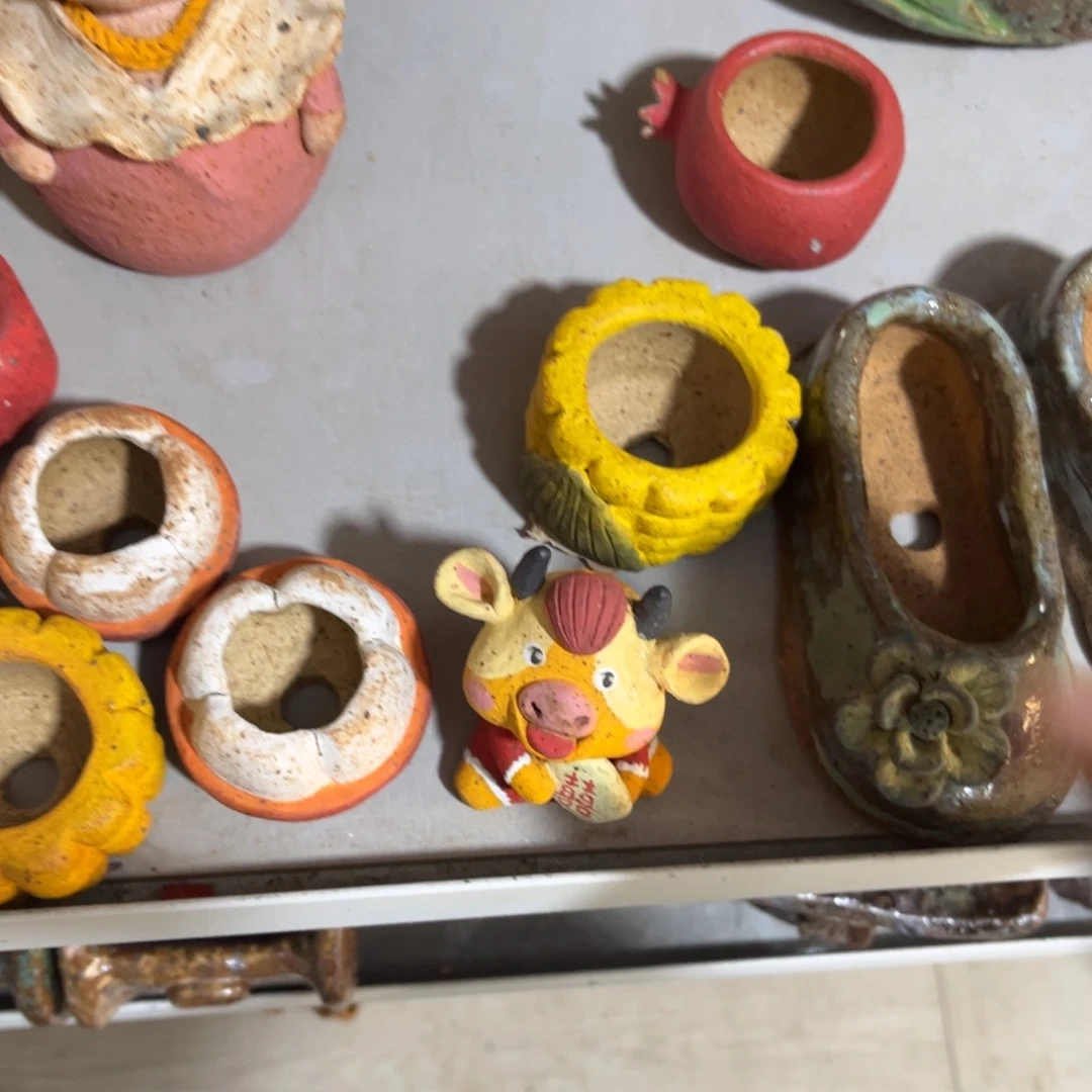 泥塑幸**延古镇炻陶花盆