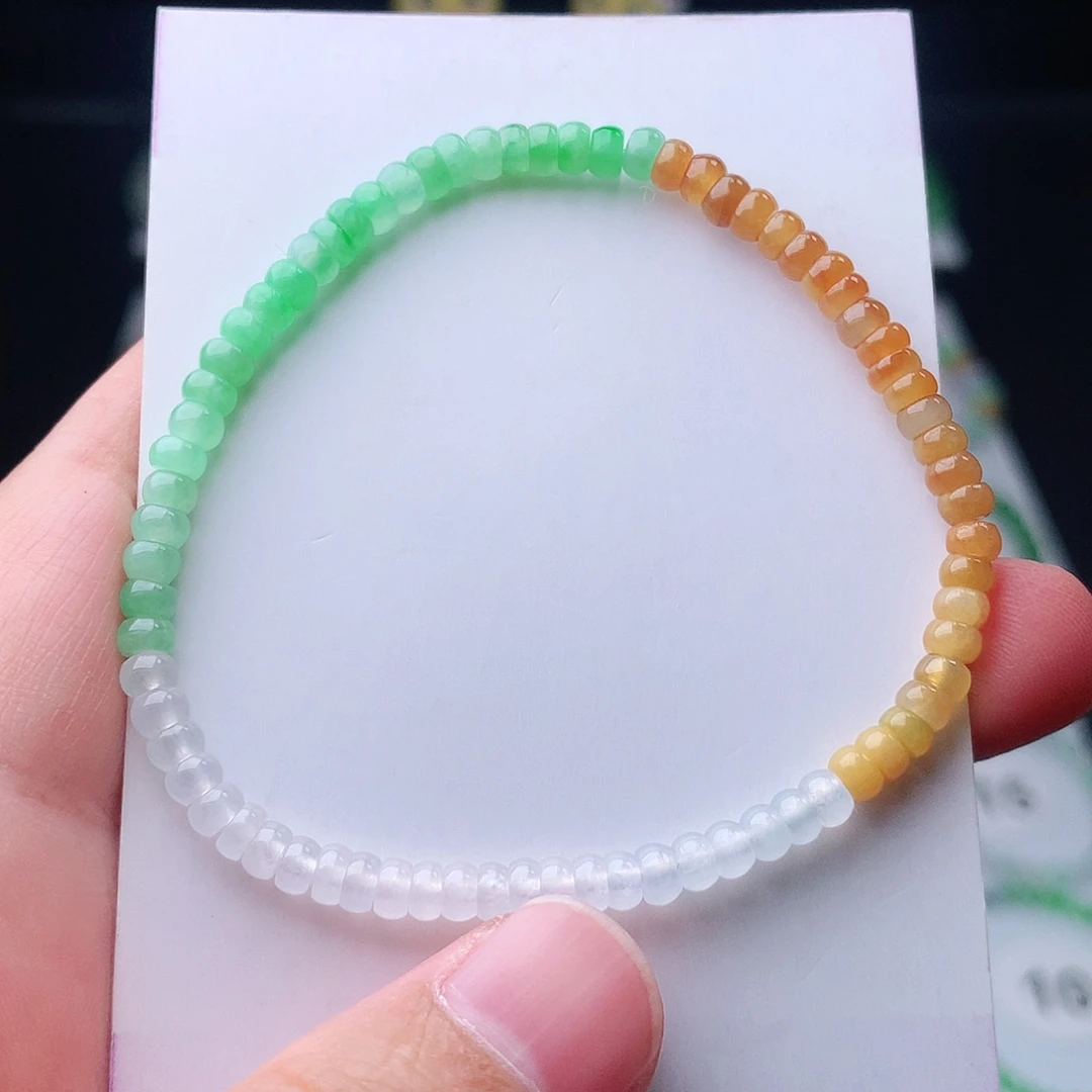 翡翠未镶嵌手链翡翠