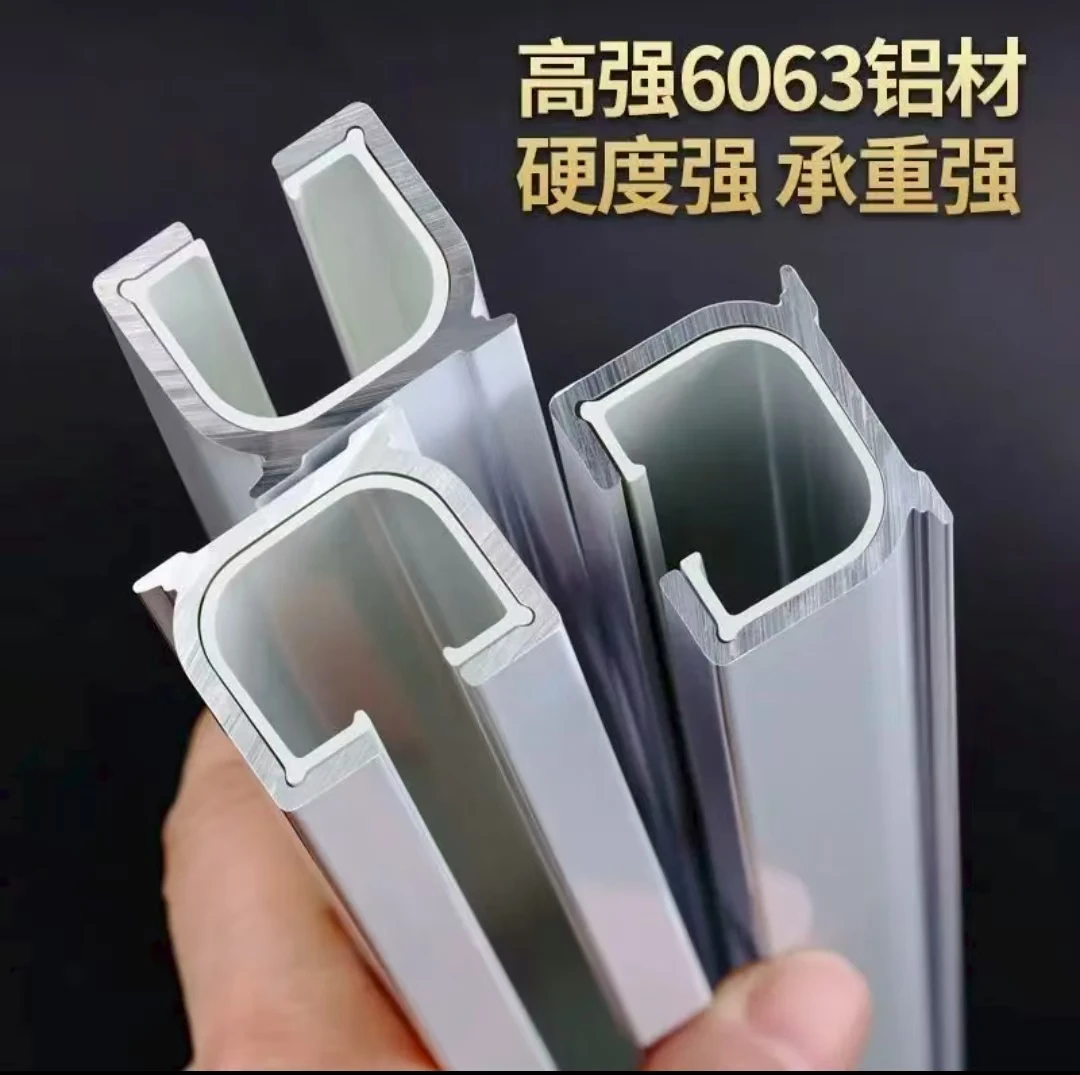 铝合金树脂纳米静音窗帘窗纱轨道窗帘源头厂家工厂直销直播