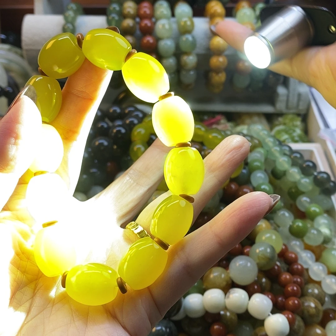未镶嵌蛇纹石玉手镯快*仙
