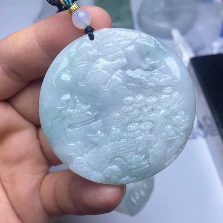 颈饰未镶嵌翡翠翡翠