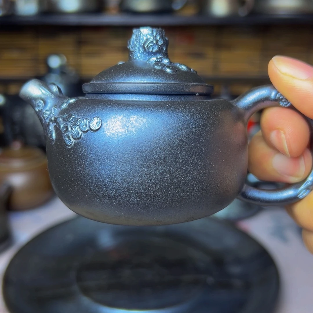 紫泥壶天**笑柴烧坭兴陶