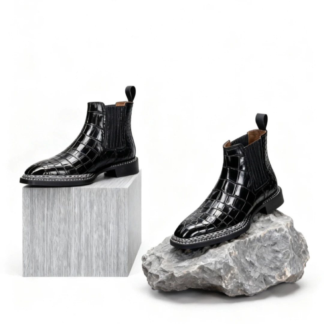 「T89 切角方头鞋楦」匠心制作纯手工缝制鞋履男士切尔西靴