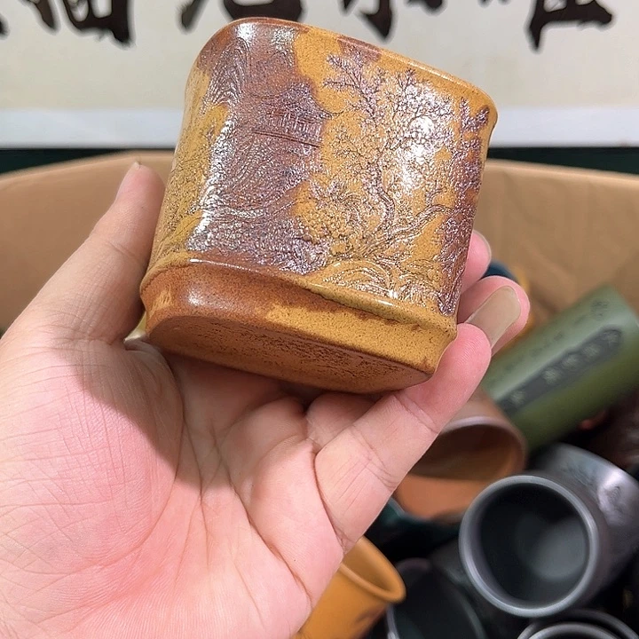 茶杯紫砂全手工紫砂主人杯