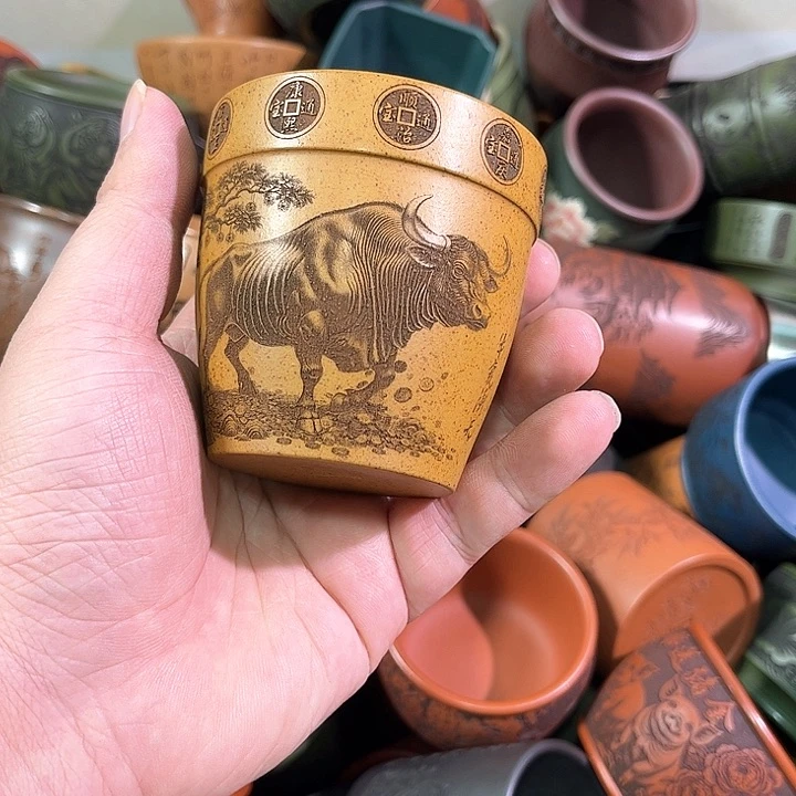 茶杯紫砂全手工紫砂主人杯