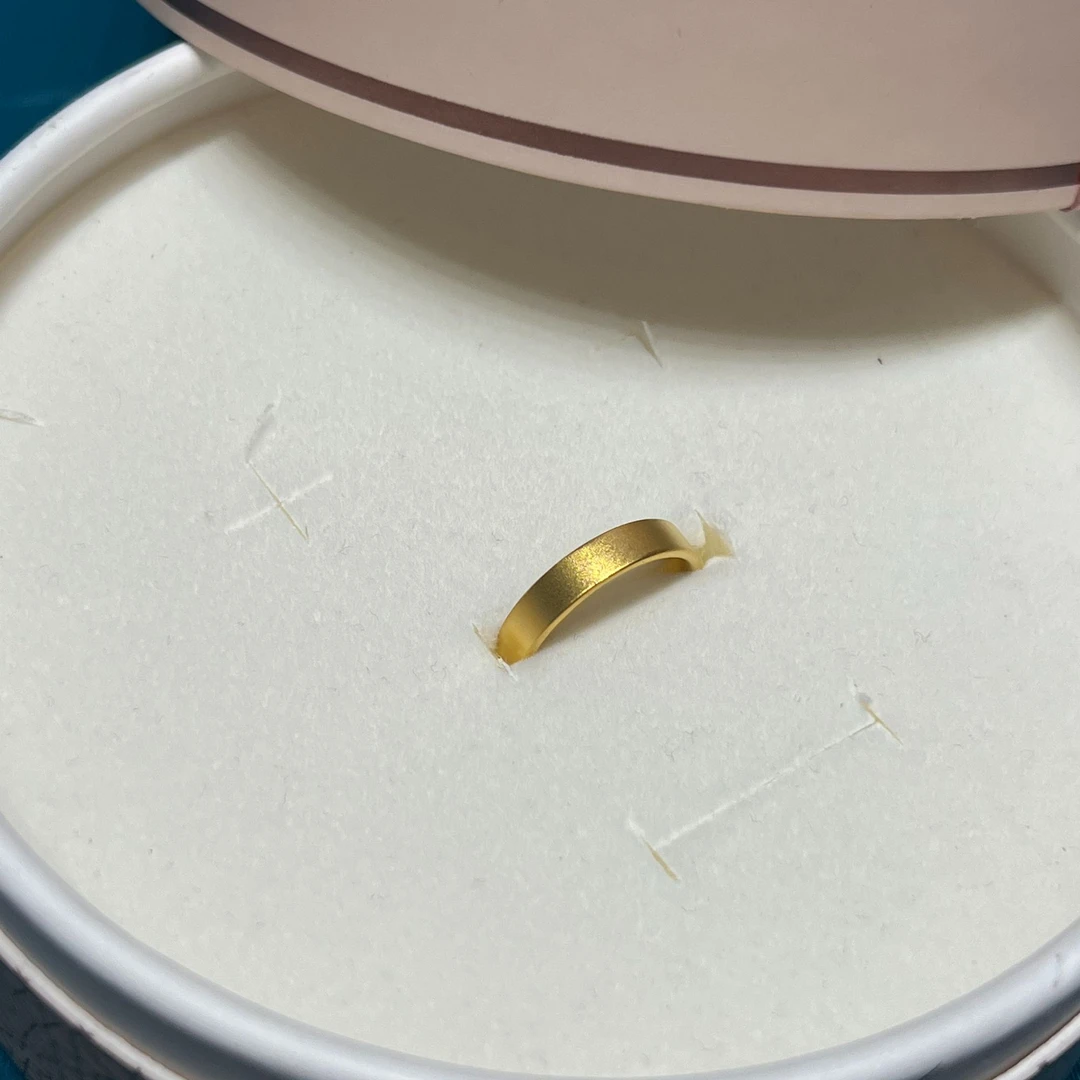 【小馨专享】足金999平安无事平安戒指